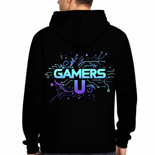 Gamers U Black Hoodie